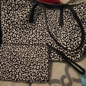 Cheetah heart kate spade set